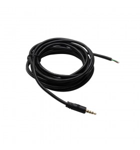 3.5mm 4pole stereo male to open cable  Audio extension cable